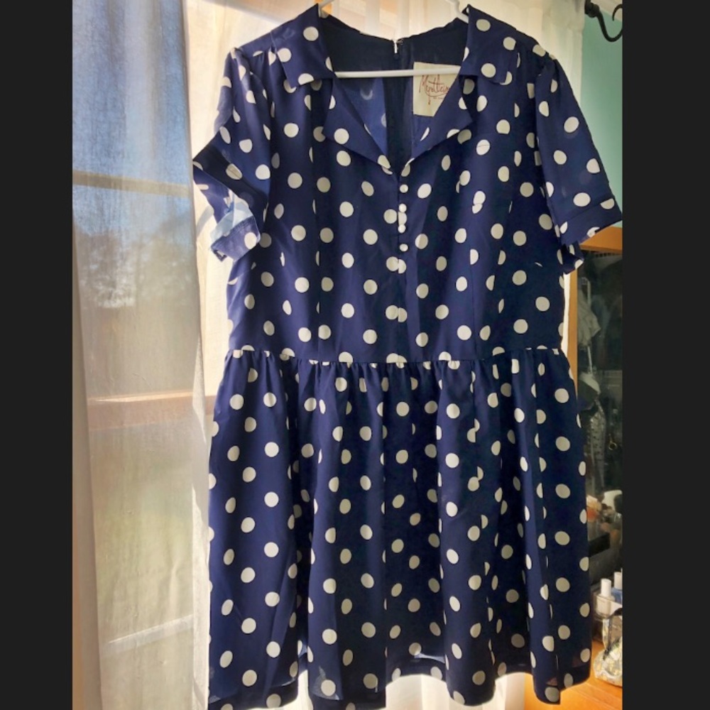 Blue & White ModCloth dress